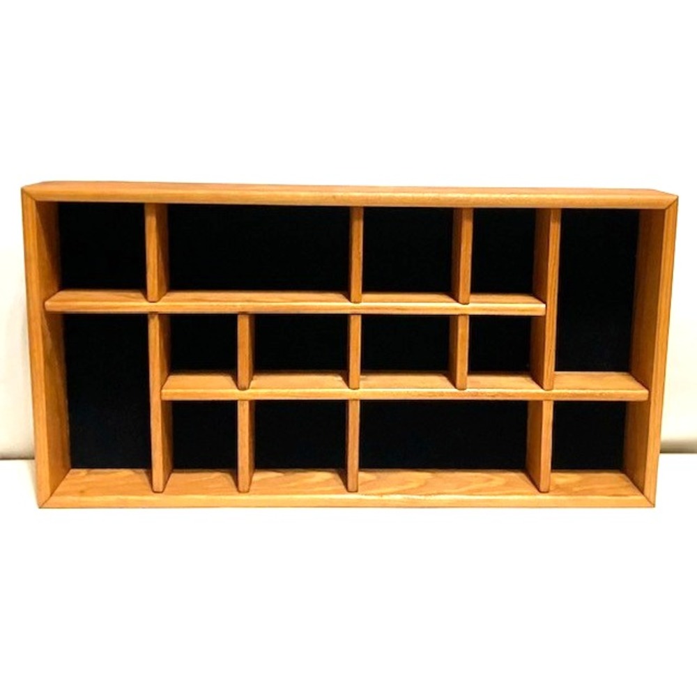 Wood Shadow Box 14 3/8" x 7 3/8" x 1 7/8" #6407A 10 Tannery Lane Co., Inc., USA